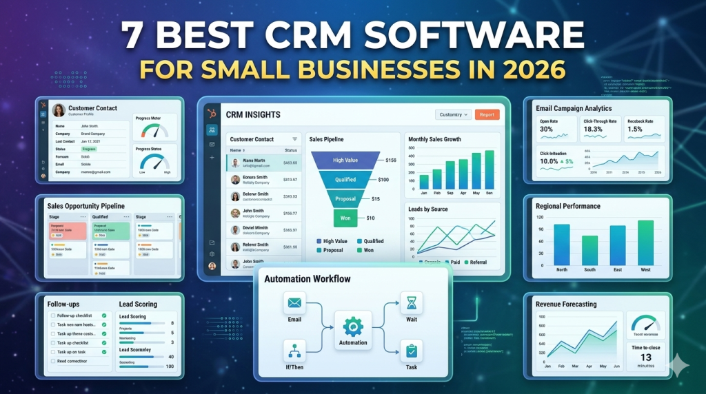 7 Best CRM Software for Small Businesses in 2026