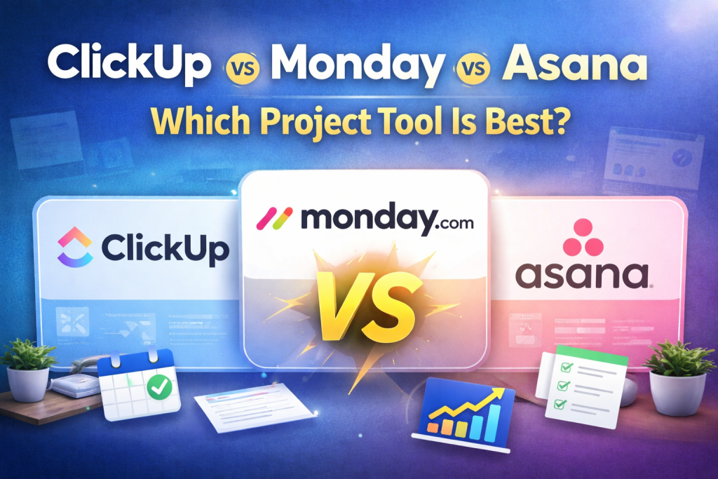 ClickUp vs Monday vs Asana: Which Project Tool Is Best?